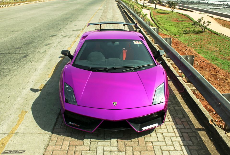 Lamborghini Gallardo STS purple chrome