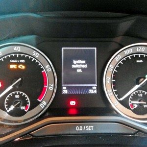 New Skoda Superb Instrument Cluster