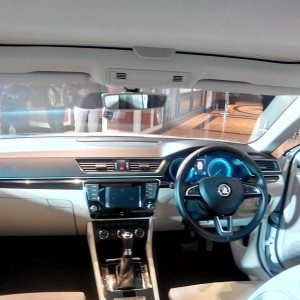 New Skoda Superb interior