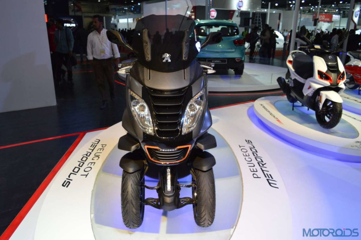 Peugeot Metropolis at the Auto Expo