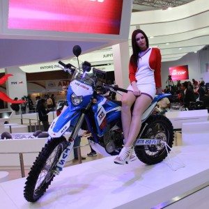 TVS RTR  FX at the Auto Expo