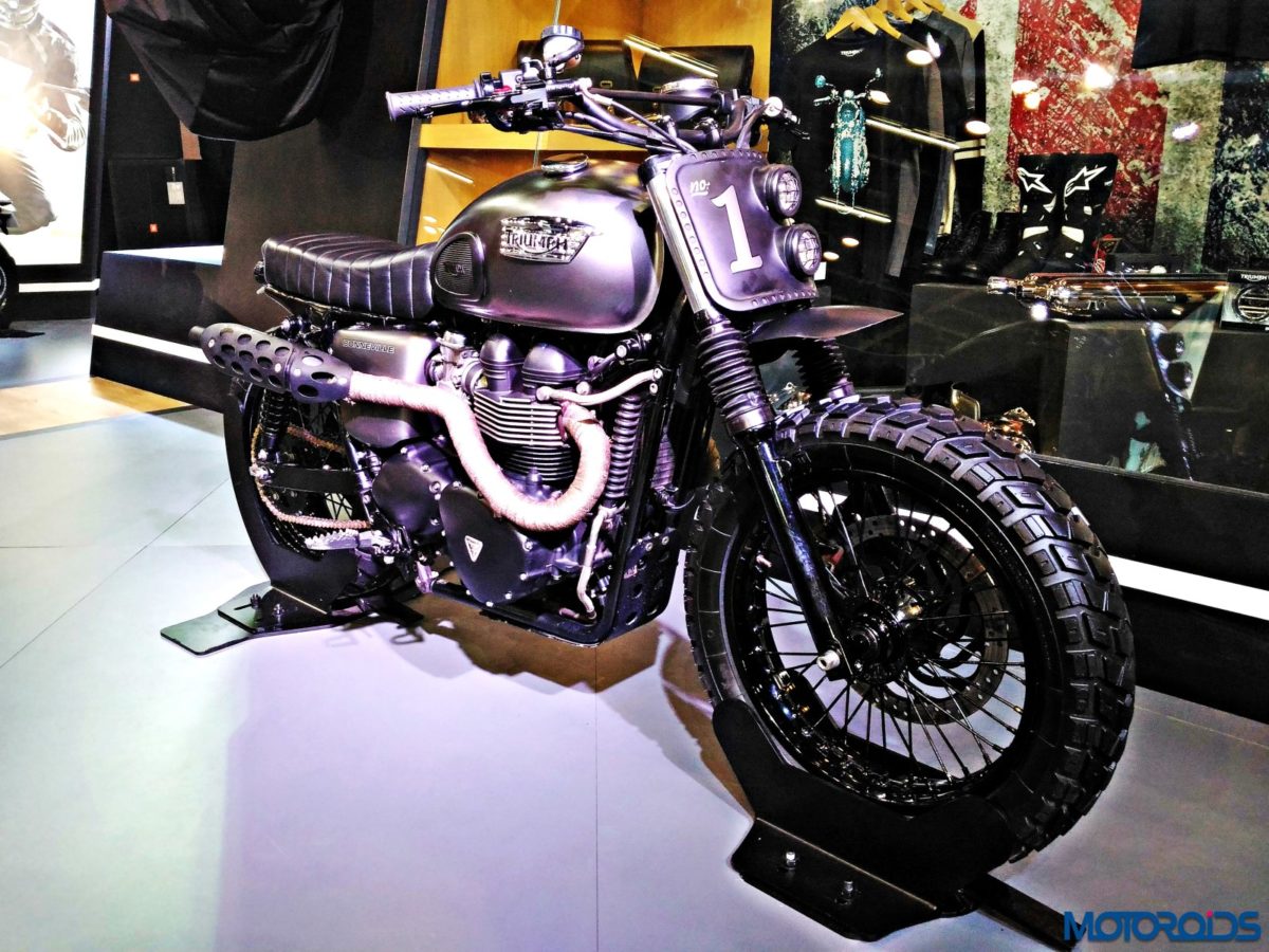 Triumph Bonneville Rajputana Customs Auto Expo