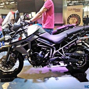 Triumph Motorcycles Stand Auto Expo