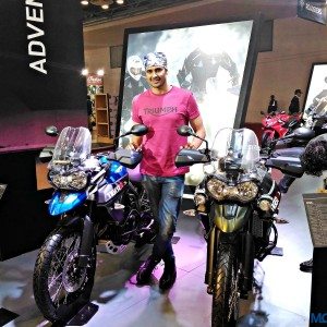 Triumph Motorcycles Stand Auto Expo