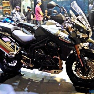 Triumph Motorcycles Stand Auto Expo