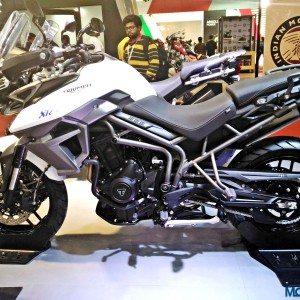 Triumph Motorcycles Stand Auto Expo