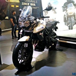 Triumph Motorcycles Stand Auto Expo