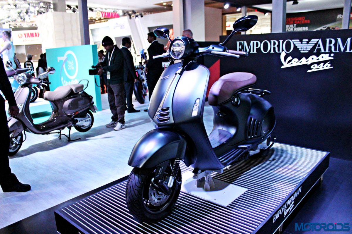 UPDATED] Piaggio Vespa 946 Emporio Armani and Vespa 70th Anniversary Edition  launch to take place in early November