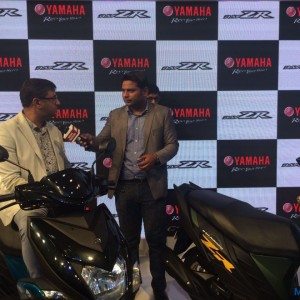 Yamaha Cygnus Ray ZR Auto Expo