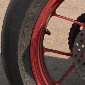 Aprilia RSV RF rear tyre