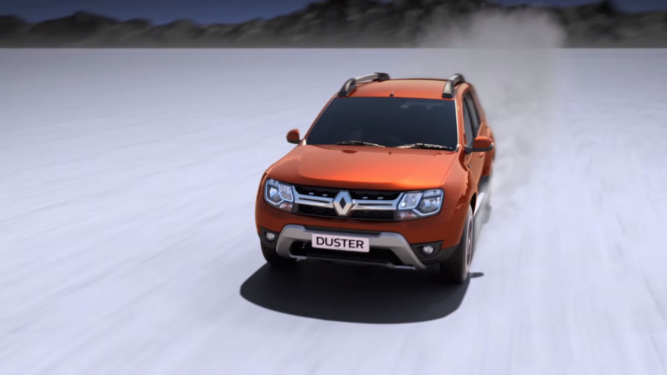 2016 Renault Duster aerial view