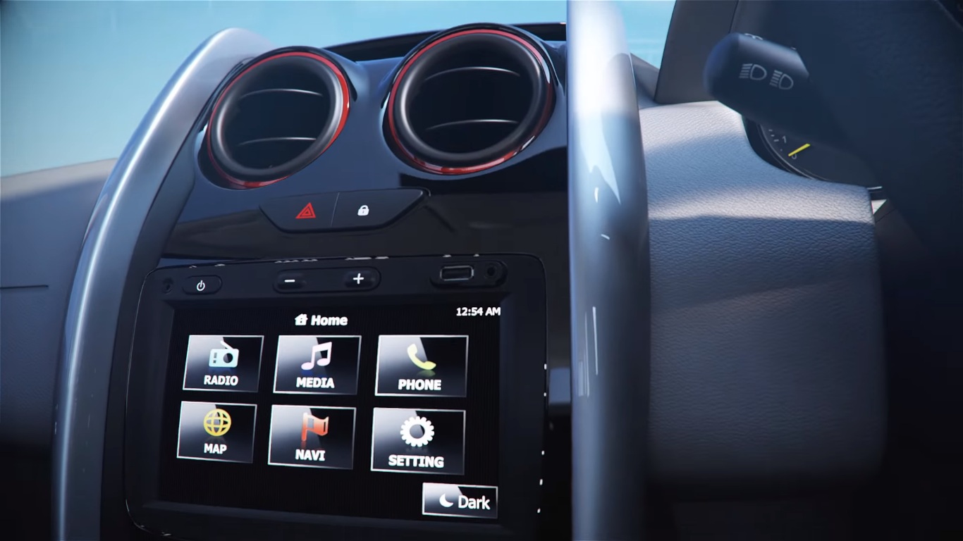 2016 Renault Duster console