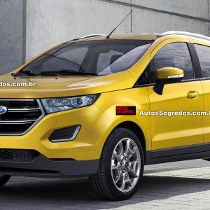 Ford Ecosport facelift spy image