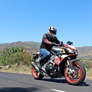 Aprilia Tuono V  Factory Review Action Shots