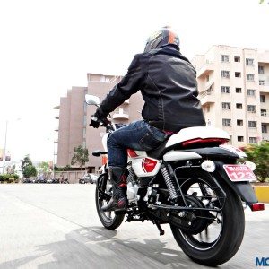 Bajaj V Review Action Shots