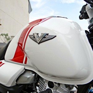 Bajaj V Review Details Fuel Tank