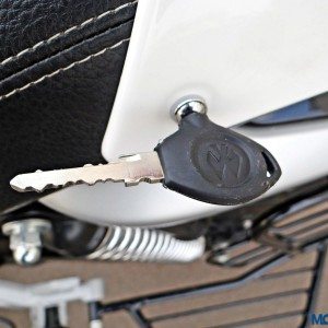 Bajaj V Review Details Rear Cowl