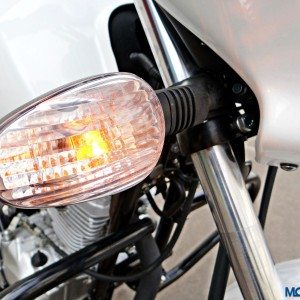 Bajaj V Review Details Turn Indicators