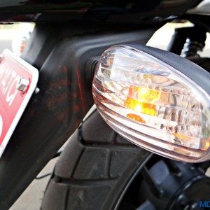 Bajaj V Review Details Turn Indicators