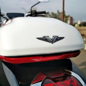 Bajaj V rear cowl