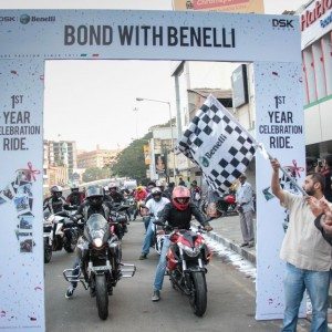 DSK Benelli Chennai Ride Flag Off