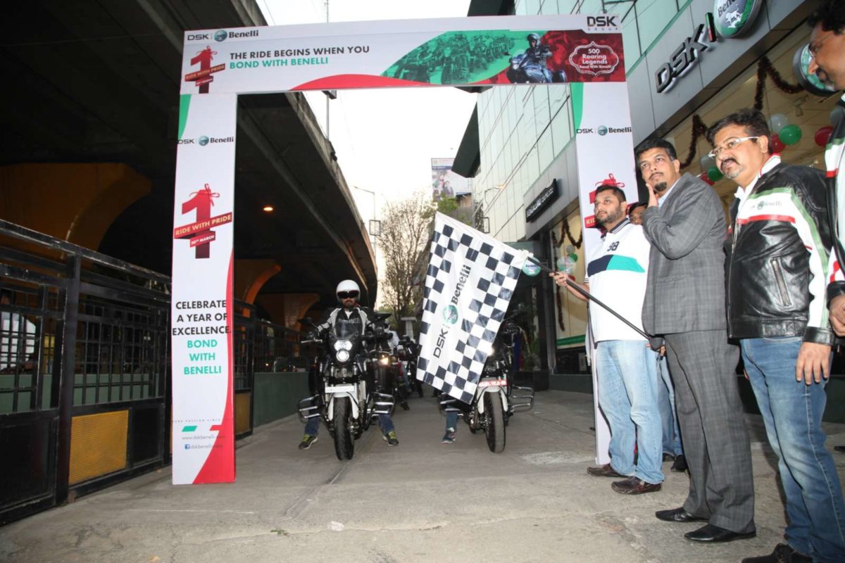 DSK Benelli success ride Bangalore