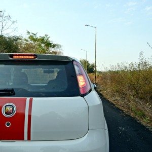 Fiat Punto Abarth Head on rear