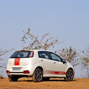 Fiat Punto Abarth Rear right three quarters