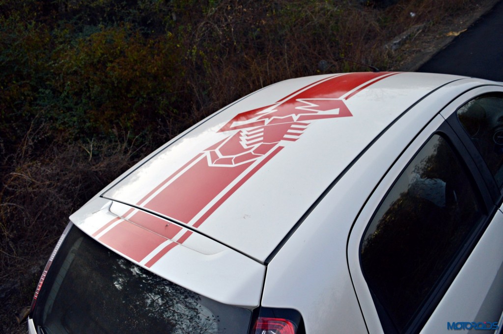 Fiat Punto Abarth Roof stickering(15)