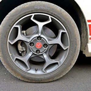 Fiat Punto Abarth Scorpion alloy wheels