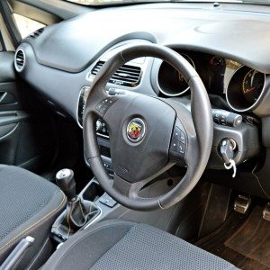 Fiat Punto Abarth cabin