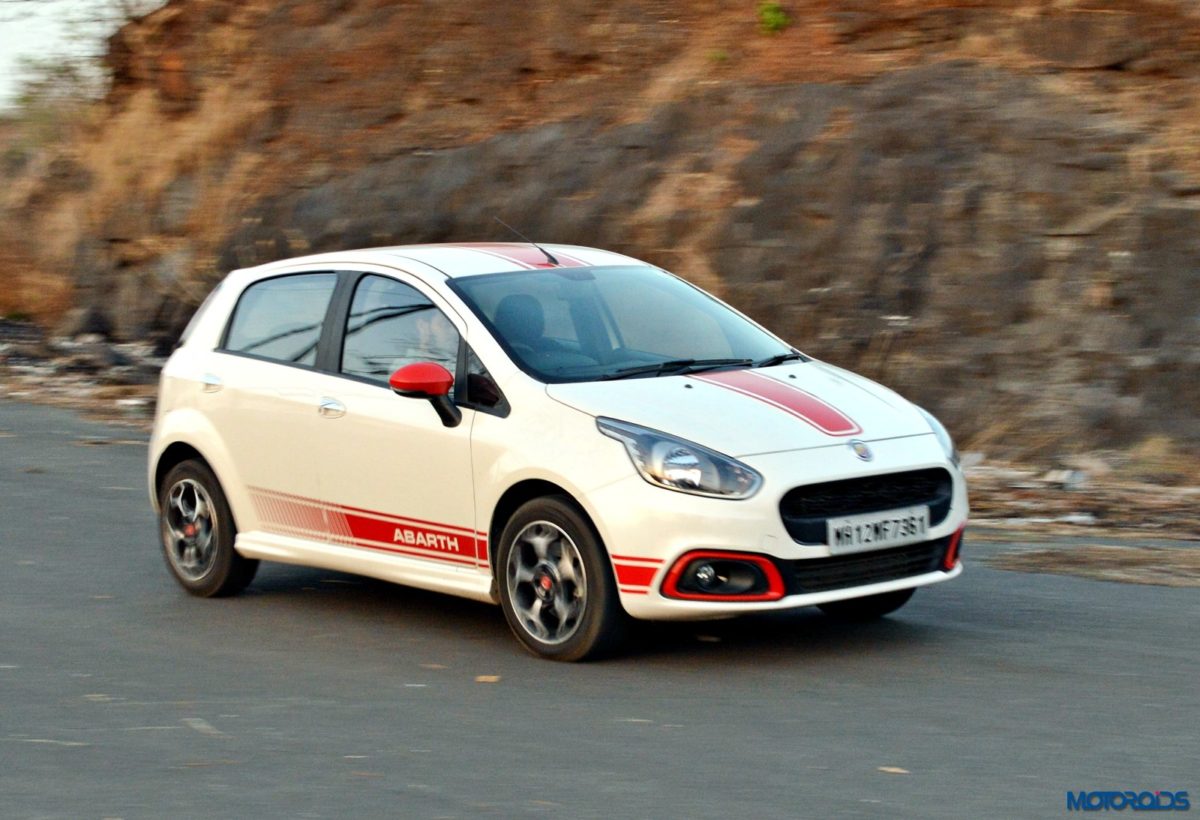 Fiat Punto Abarth in motion