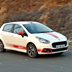 Fiat Punto Abarth in motion