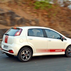 Fiat Punto Abarth in motion