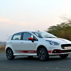 Fiat Punto Abarth in motion