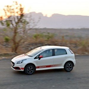 Fiat Punto Abarth in motion