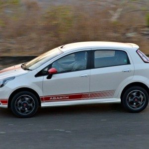 Fiat Punto Abarth in motion