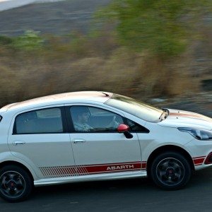 Fiat Punto Abarth in motion