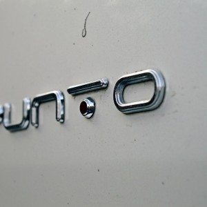 Fiat Punto Abarth rear badge