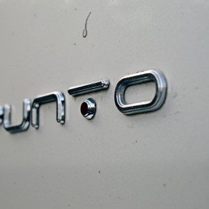 Fiat Punto Abarth rear badge