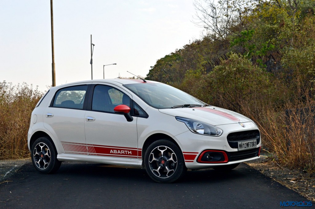 Fiat Punto Abarth side profile view (3)