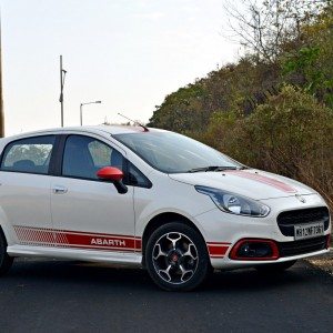 Fiat Punto Abarth side profile view