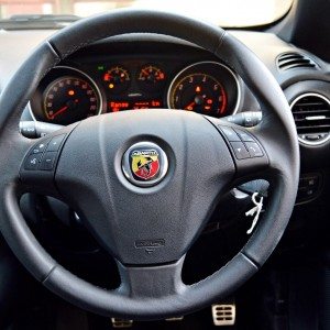 Fiat Punto Abarth steering wheel