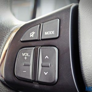 Maruti Suzuki Vitara Brezza steering wheel controls