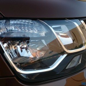 New  Renault Duster Hawk Eye headlamps