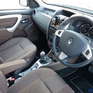 New  Renault Duster cabin view