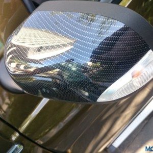 New  Renault Duster carbon fiber finished mirror