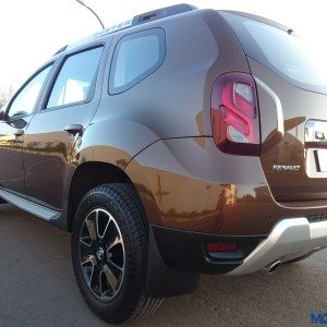 New  Renault Duster left rear three quarters