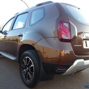 New  Renault Duster left rear three quarters