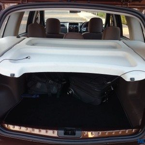 New  Renault Duster parcel tray